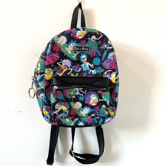 Rick and Morty Bioworld black Mimi backpack - Picture 1 of 9